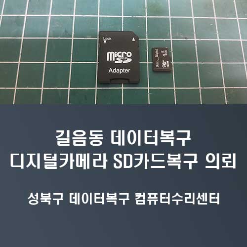 성북구 길음동에서 접수된 디지털카메라 SD카드의 데이터복구 후기